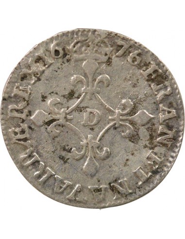 Louis XIV Traitants 4 sols Argent 1676 Vimy