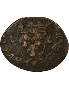 Louis XIII 1 douzain Cuivre 1515-1547 2