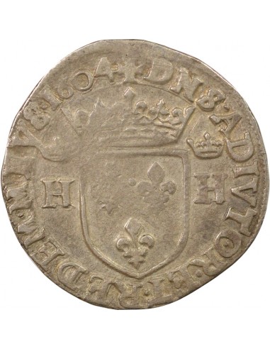 Principauté de Dombes Henri II de Montpensier Type 2 1 teston Argent Henri II de Montpensier Trévoux