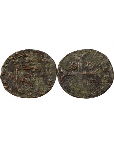 Louis XIII 1 douzain Cuivre 1515-1547