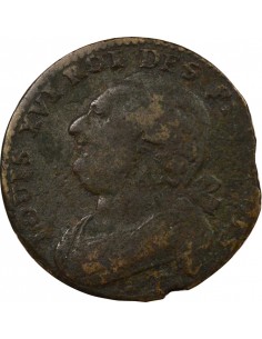 Louis XVI Au Faisceau 12 deniers Cuivre 1792 T Nantes 2