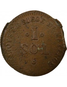 Siège De Mayence 1 sol Bronze 1793 Mayence 2