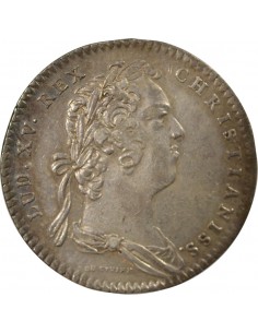 Louis XV Hôtel de Ville de Paris 1 jeton Argent 1731 A Paris 2