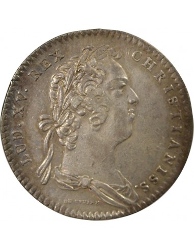 Louis XV Hôtel de Ville de Paris 1 jeton Argent 1731 A Paris