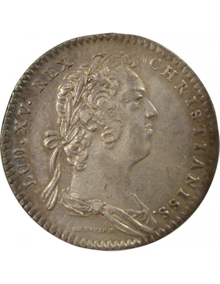 Louis XV Hôtel de Ville de Paris 1 jeton Argent 1731 A Paris