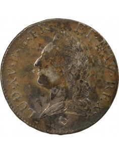 Louis XV A la Vieille Tête 1 ecu Argent 1774 B Rouen 2