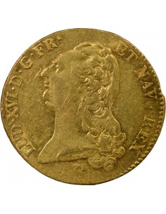Louis XVI Tête nue 2 louis d'or Or 1786 A - Paris 2