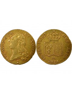 Louis XVI Tête nue 2 louis d'or Or 1787 AA Metz