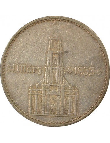 Allemagne Eglise de Postdam 2 reichsmark Argent 1934 A Berlin