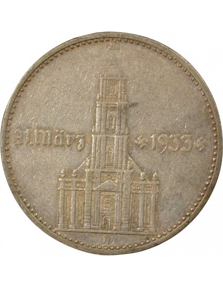 Allemagne Eglise de Postdam 2 reichsmark Argent 1934 A Berlin