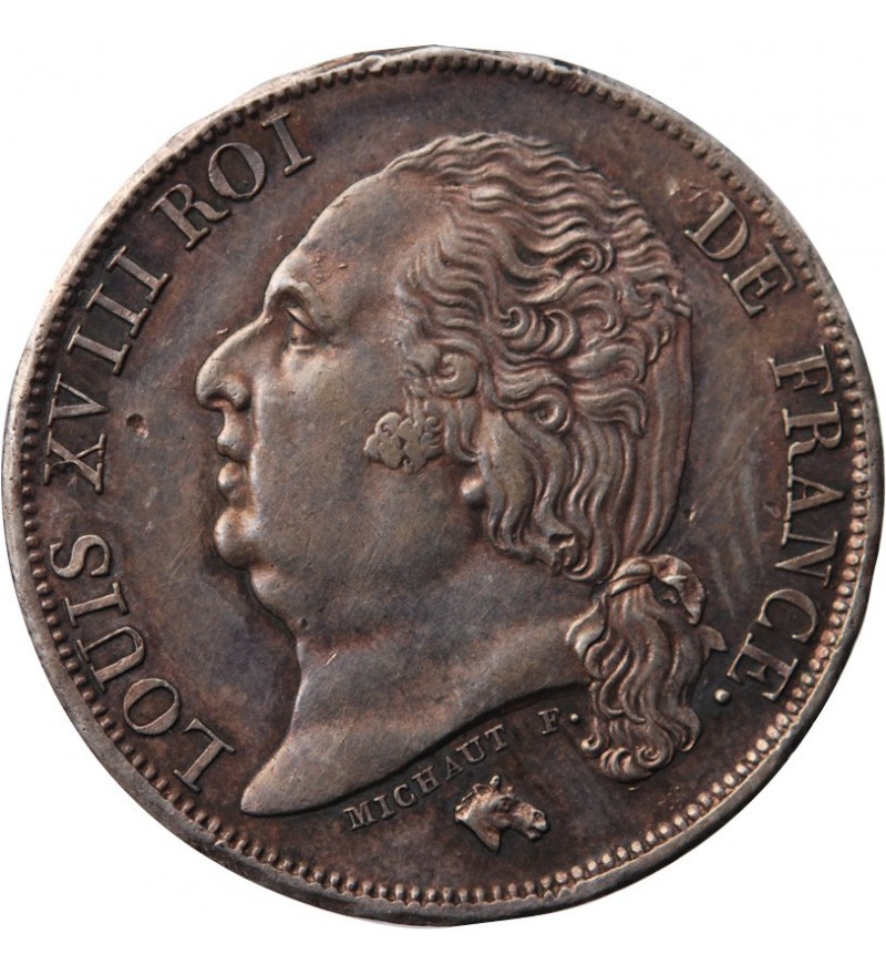 LOUIS XVIII﻿ - 1 FRANC 1822 A PARIS﻿