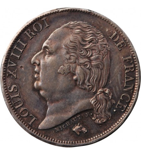 LOUIS XVIII﻿ - 1 FRANC 1822 A PARIS﻿