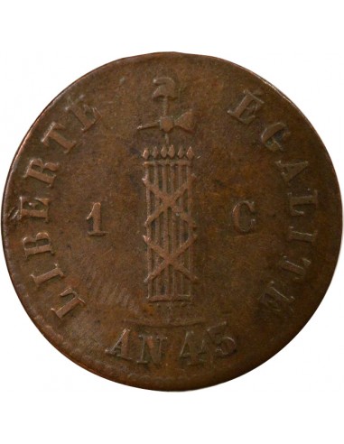 Haïti 1 centime Cuivre 1846 A Paris
