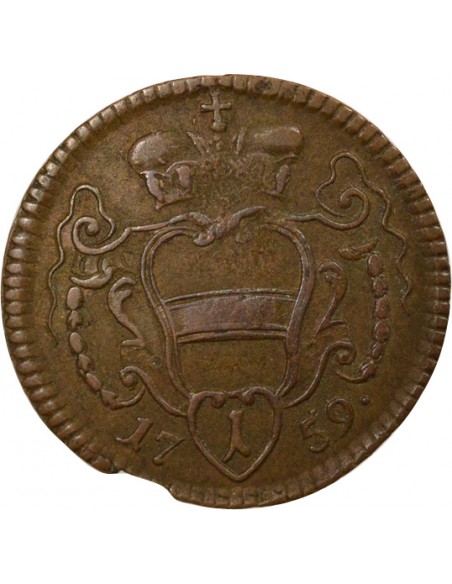 Autriche Marie-Thérèse 1 pfennig Cuivre 1759