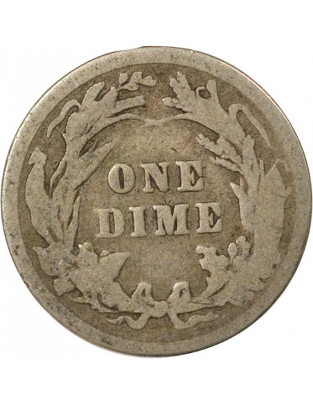 Etats Unis d'Amérique Barber 1 dime Argent 1900 Philadelphie
