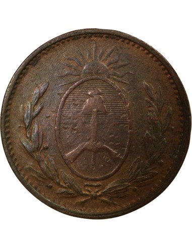 Argentine 1 décime Bronze 1823 Birmingham