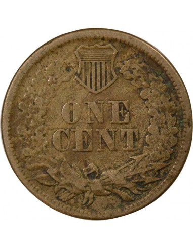 USA Tête d'Indien 1 cent Bronze 1860 Philadelphie