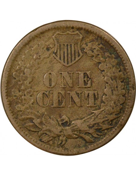 USA Tête d'Indien 1 cent Bronze 1860 Philadelphie