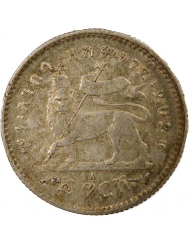 Ethiopie Menelik II 1 gersh Argent 1895 (1903-1928) A - Paris