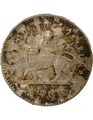 Ethiopie Menelik II 1 gersh Argent 1895 (1903-1928) A - Paris