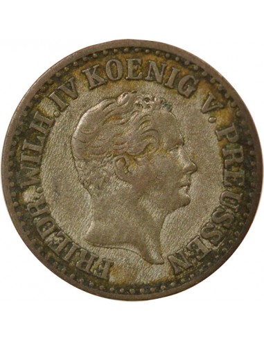Etats Allemands (Prusse) Frédéric-Guillaume IV 1 groschen Billon 1849 A Berlin
