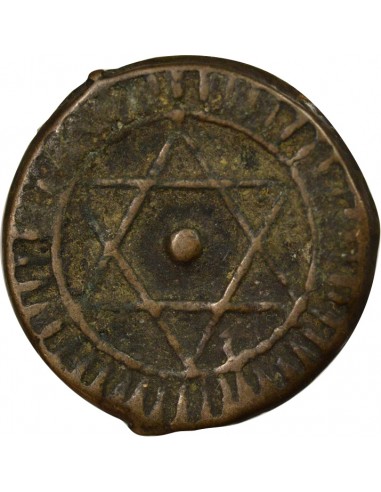 Maroc Mohammed IV 4 falus Bronze 1288 (1871-1872) Fès