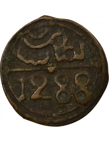 Maroc Mohammed IV 4 falus Bronze 1288 (1871-1872) Fès