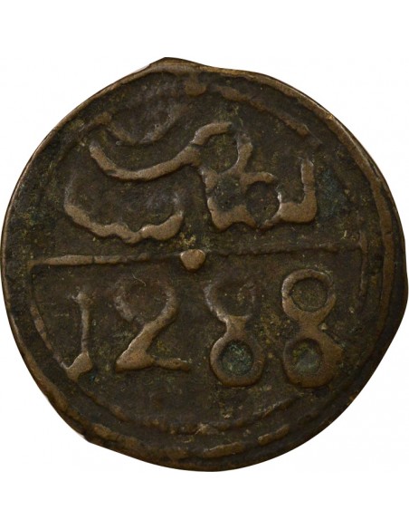 Maroc Mohammed IV 4 falus Bronze 1288 (1871-1872) Fès