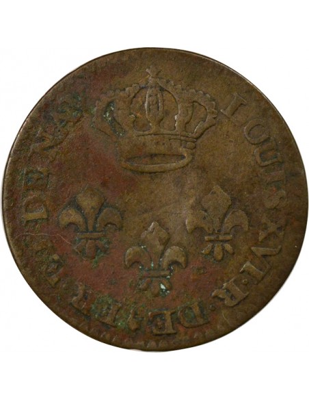 Guyane Française Louis XVI 2 sous Billon 1789 A - Paris