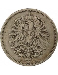 Allemagne Guillaume Ier de Prusse 1 mark Argent 1876 A Berlin 2