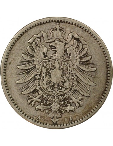 Allemagne Guillaume Ier de Prusse 1 mark Argent 1876 A Berlin
