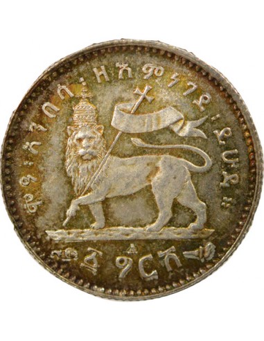 Ethiopie Menelik II 1 gersh Argent 1895 (1903-1923) A - Paris