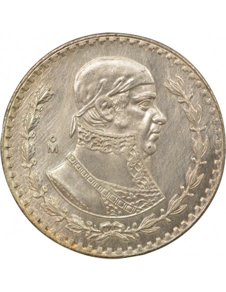 Mexique 1 peso Billon 1966 Mo Mexico City