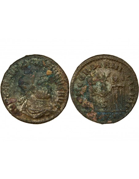 Rome Empire Dioclétien Concordia Militum 1 antoninien Billon 295-299 Cyzique