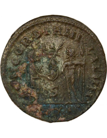 Rome Empire Dioclétien Concordia Militum 1 antoninien Billon 295-299 Cyzique