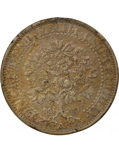 Allemagne 5 mark Argent 1929 A Berlin