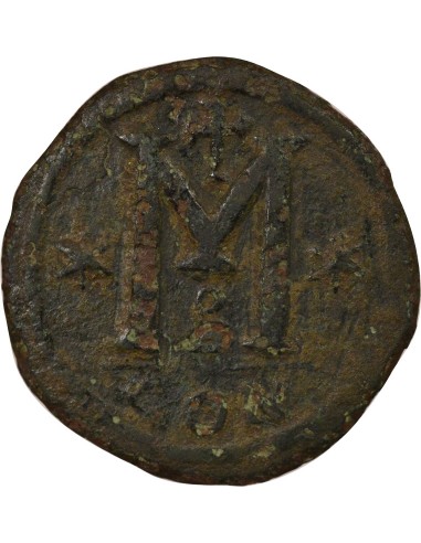 Empire Byzantin Anastase I 3e Période 1 follis 498-518 Constantinople