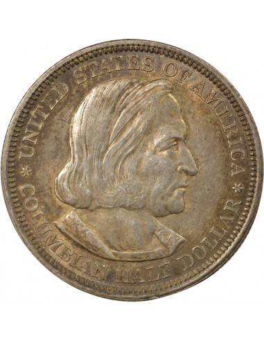 Etats Unis d'Amérique Exposition Colombienne 1/2 Dollar Argent 1892 Philadelphie