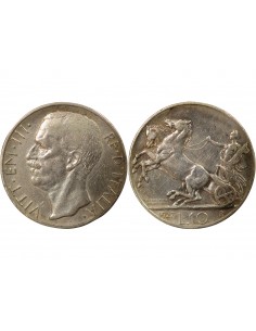 Italie Vittorio Emanuele III 10 lire Argent 1927 R Rome