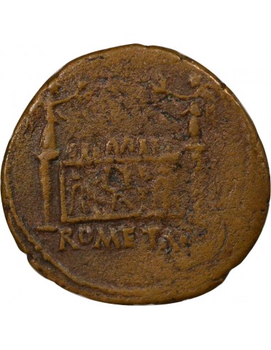 Rome Empire Auguste Autel des Gaules 1 as Bronze 10 / 6 Av JC D Lyon
