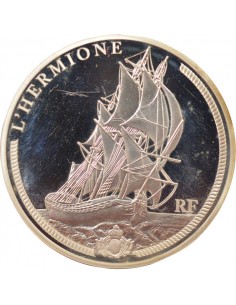 L'Hermione 10 euro Argent 2012 Pessac 2