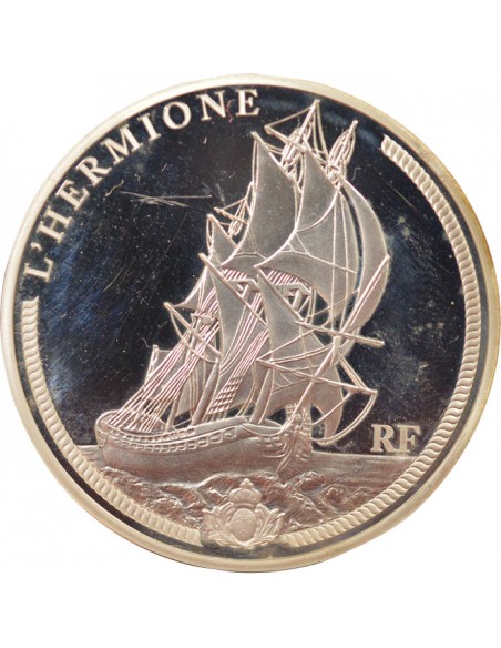 L'Hermione 10 euro Argent 2012 Pessac
