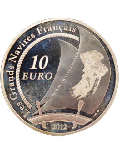 L'Hermione 10 euro Argent 2012 Pessac