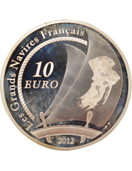 L'Hermione 10 euro Argent 2012 Pessac