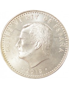 Espagne Philipe VI d'Espagne 50e Anniversaire 10 euro Argent 2018 AI Madrid 2