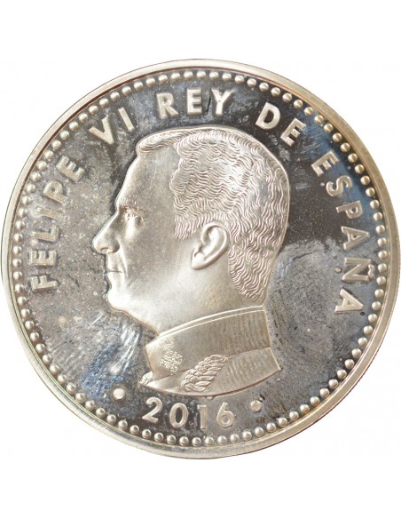 Espagne Philipe VI d'Espagne Charles III 10 euro Argent 2016 AI Madrid