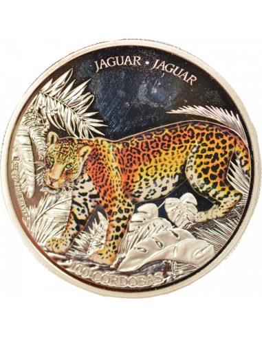 Nicaragua Jaguar 100 cordobas Argent 2018 Auckland