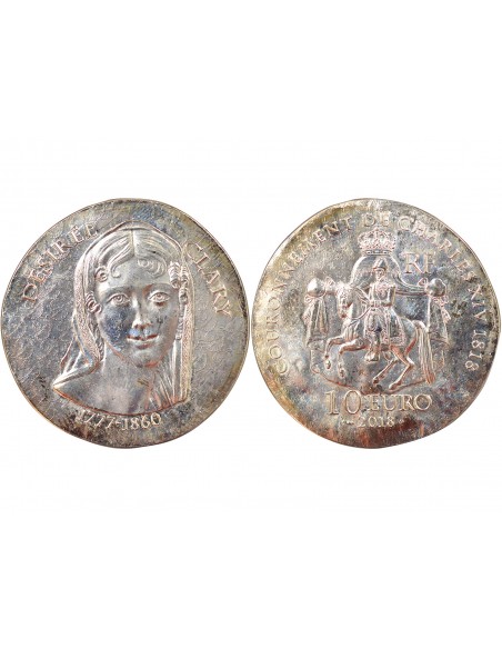 Désirée Clary 10 euro Argent 2018 Pessac