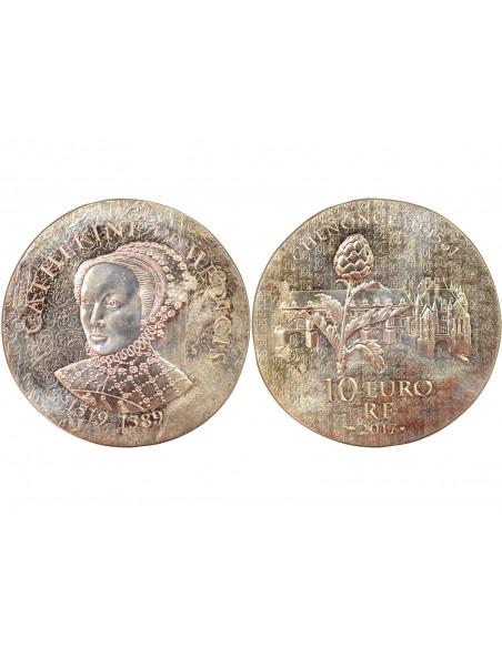 Catherine de Médicis 10 euro Argent 2017 Pessac