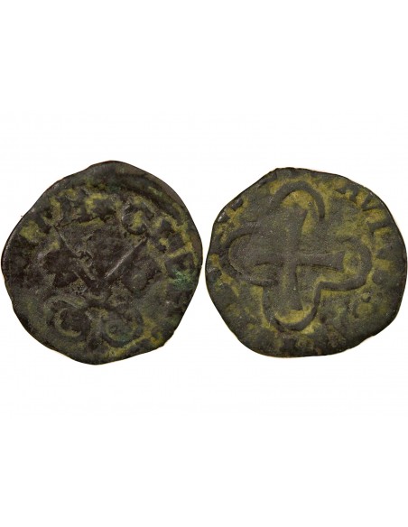 Clément VIII 1 patard Billon 1592-1605 Carpentras